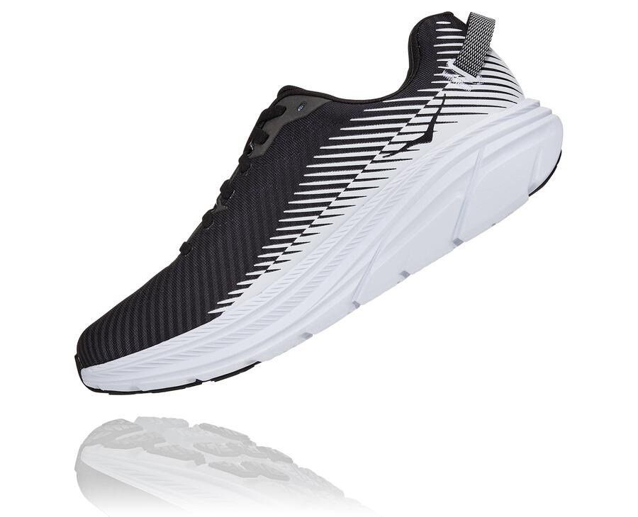 Hoka One One Hardloopschoenen Heren - Rincon 2 - Zwart/Wit - EH0627541